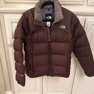 The North Face Chocolate Puffer Jacket